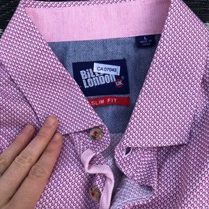 Billy London dress shirt- slim- size large